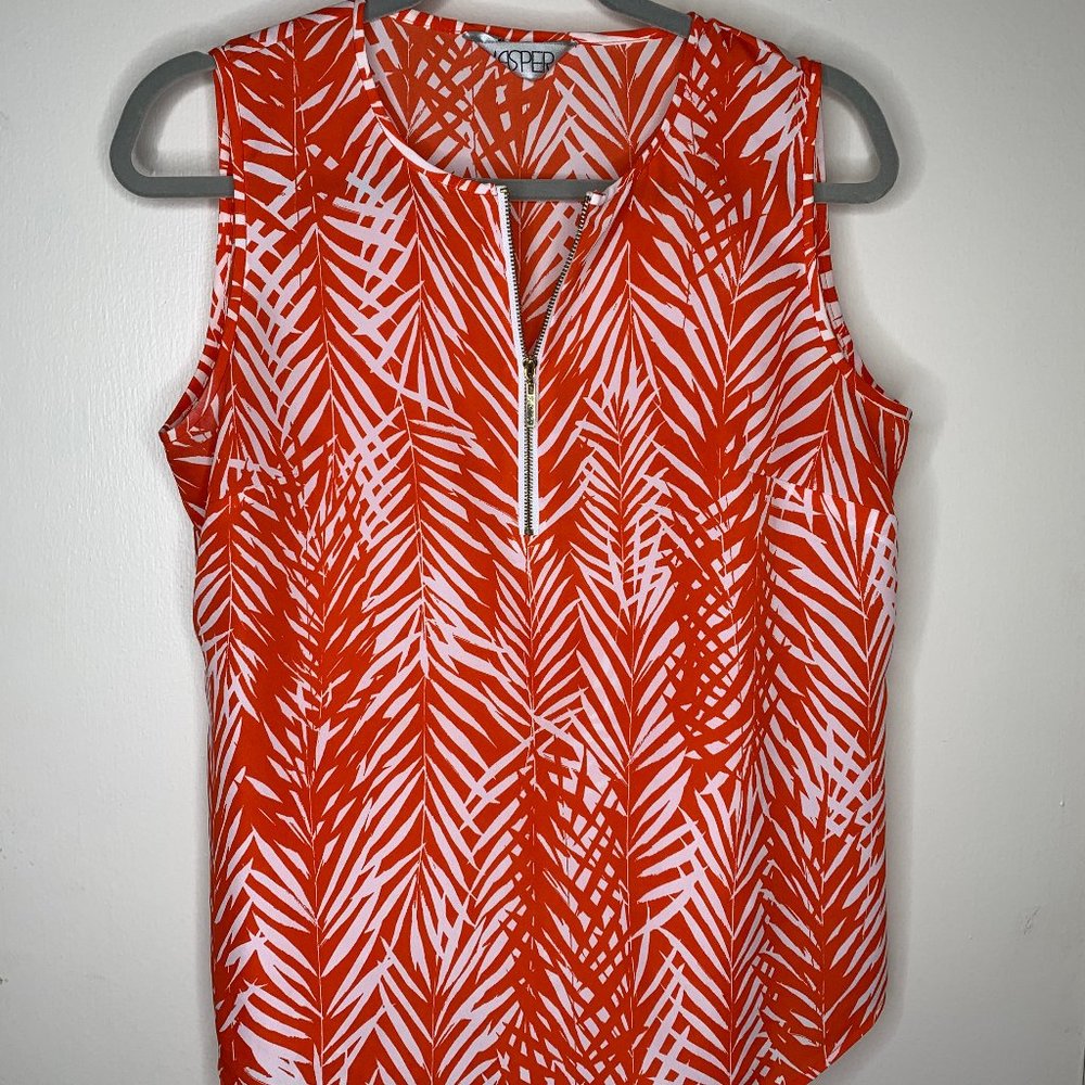 Kasper Patterned Blouse